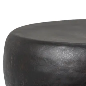 Garvy - Metal Side Table - Rustic Bronze