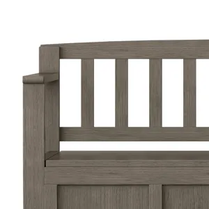 Brooklyn - Entryway Storage Bench - Farmhouse Grey