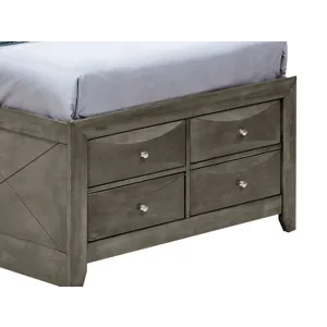 Marilla - G1505G-TSB3 Twin Storage Bed - Gray