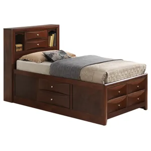 Marilla - G1550G-TSB3 Twin Storage Bed - Cherry