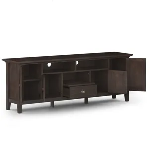 Redmond - 72\" TV Media Stand - Brunette Brown
