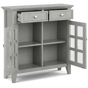 Acadian - Entryway Storage Cabinet - Fog Grey