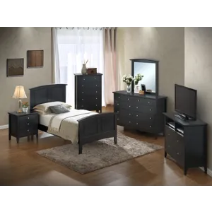 Hammond - G5450A-TB Twin Bed (2 Boxes) - Black