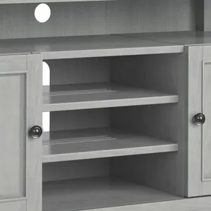 Amherst - TV Media Stand - Fog Grey