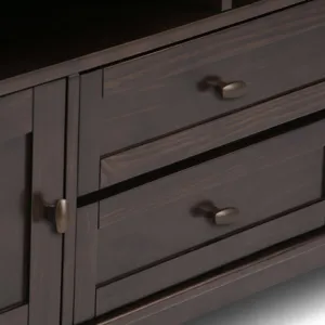 Warm Shaker - 72\" TV Media Stand - Tobacco Brown