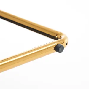 Upholstered Hanging Armchair With Arm Pocketsmetal Frame (Set of 2), Gold-Plated Craftsmanship, Crus