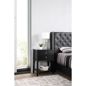 Newton - G064-N Nightstand - Black
