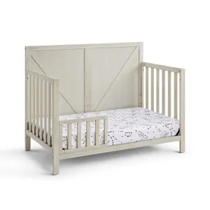 Barnside - 4-in-1 Convertible Crib - Washed Gray