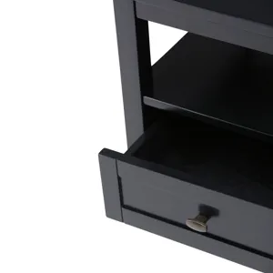 Warm Shaker - End Table - Black