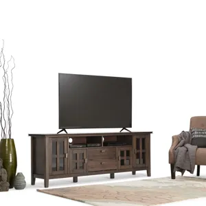 Artisan - 72\" TV Media Stand - Natural Aged Brown