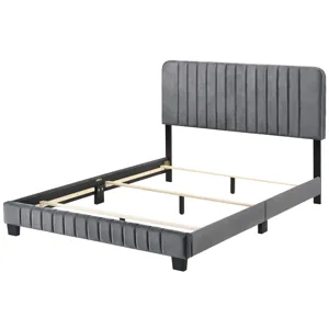 Lodi - G0408-KB-UP King Bed - Gray
