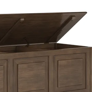 Connaught - Storage Bench Trunk - Natural Aged Brown