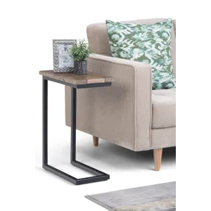 Skyler - C Side Table - Beach Brown