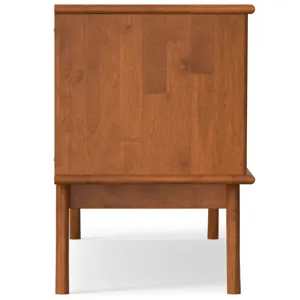 Draper - Mid Century 72\" TV Stand - Teak Brown