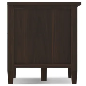 Warm Shaker Warm - Shaker 72\" Low TV Media Stand - Tobacco Brown