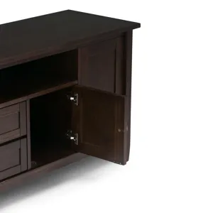 Warm Shaker - 72\" TV Media Stand - Tobacco Brown