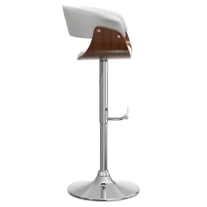Sheldon - Adjustable Swivel Bar Stool - White