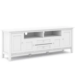 Warm Shaker - 72\" TV Media Stand - White