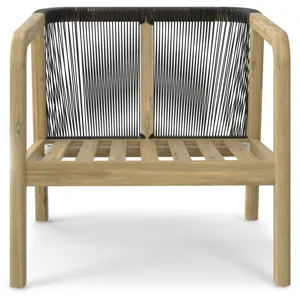 Palmetto - Outdoor Conversation Chair (Set of 2) - Stone Grey