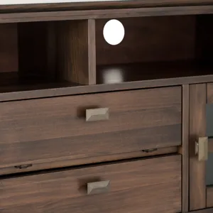 Artisan - 72\" TV Media Stand - Natural Aged Brown