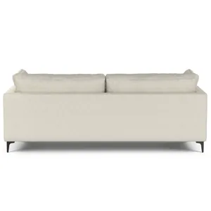 Ava - 90\" Mid Century Sofa - Cream