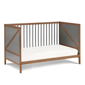 Pixie Zen - 3-in-1 Crib - Walnut/Charcoal