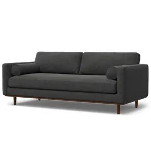 Morrison - 89\" Sofa - Charcoal Grey