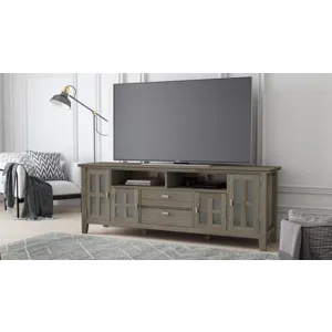 Artisan - 72\" TV Media Stand - Distressed Grey