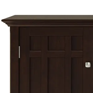 Bedford - Sideboard Buffet and Wine Rack - Dark Chestnut Brown