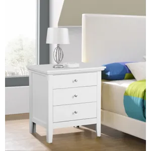 Hammond - G5490-N 3 Drawer Nightstand - White