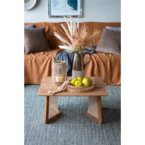 Teak Coffee Table - Natural Brown