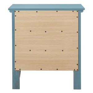 Hammond - 3 Drawer Nightstand - Teal