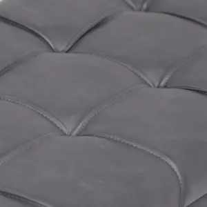 Dover - 3 Piece Storage Ottoman - Stone Grey