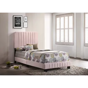 Lodi - G0406-TB-UP Twin Bed - Pink