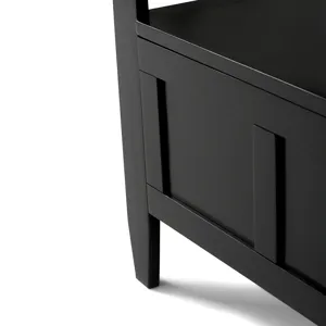 Brooklyn - Entryway Storage Bench - Black