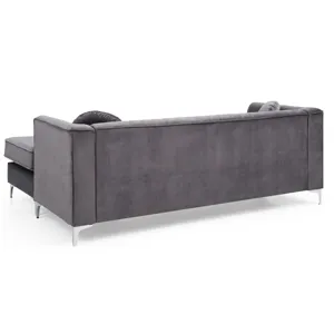 Delray - G790B-SC Sofa Chaise (3 Boxes) - Gray