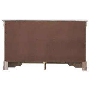 Verona - Stylish Dresser - Silver Champagne