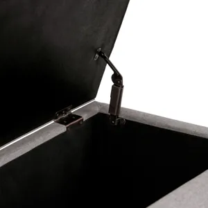 Avalon - Storage Ottoman Bench - Cloud Grey