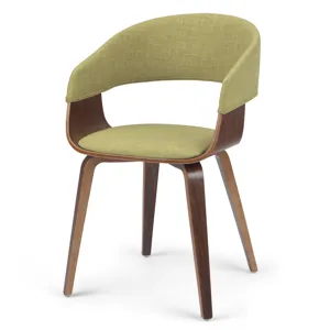 Lowell - Bentwood Dining Chair - Acid Green / Dark Brown