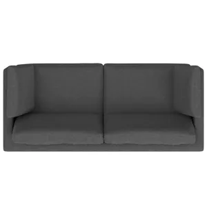 Ava - 90\" Mid Century Sofa - Pebble Gray