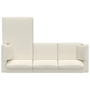 Charlie - Deep Seater Right Sectional Sofa - Cream