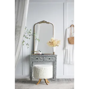 Full Length Mirror, Arched Mirror Hanging Or Leaning Against Wall Large Mirror For Living Room - Gol