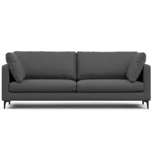 Ava - 90\" Mid Century Sofa - Pebble Gray