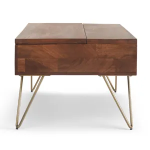 Hunter - Lift Top Coffee Table - Umber Brown