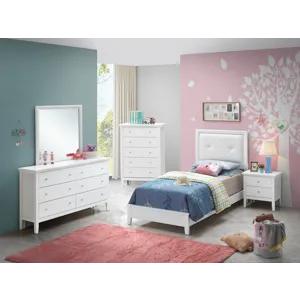 Primo - G1339A-TB Twin Bed - White