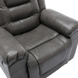 2 Seater Home Theater Recliner Manual Recliner Chair With A Storage Box And Two Cup Holders For Livi