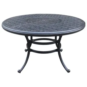 Round Dining Table - Dark Lava Bronze