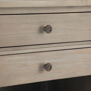 Carlton - Bedside Table - Distressed Grey