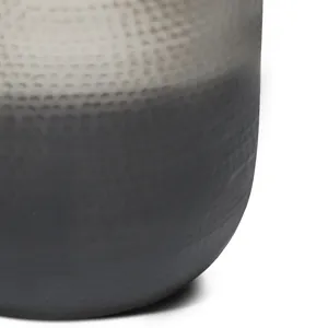 Nova - Metal Side Table - Silver Ombre