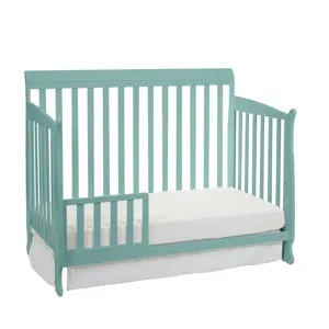 Riley - 4-in-1 Convertible Crib - Turquoise
